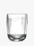 La Rochère Libellule glass tumblers clear set of 6 280ml, UK version