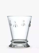 John Lewis Mini Glass Tumblers with Bee Design, Set of 6, 190ml, Clear- Buy online at McGrocer