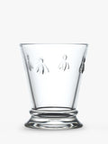 La Rochère bee design mini glass tumblers, set of 6, 190ml, UK version