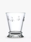 La Rochère bee design mini glass tumblers, set of 6, 190ml, UK version