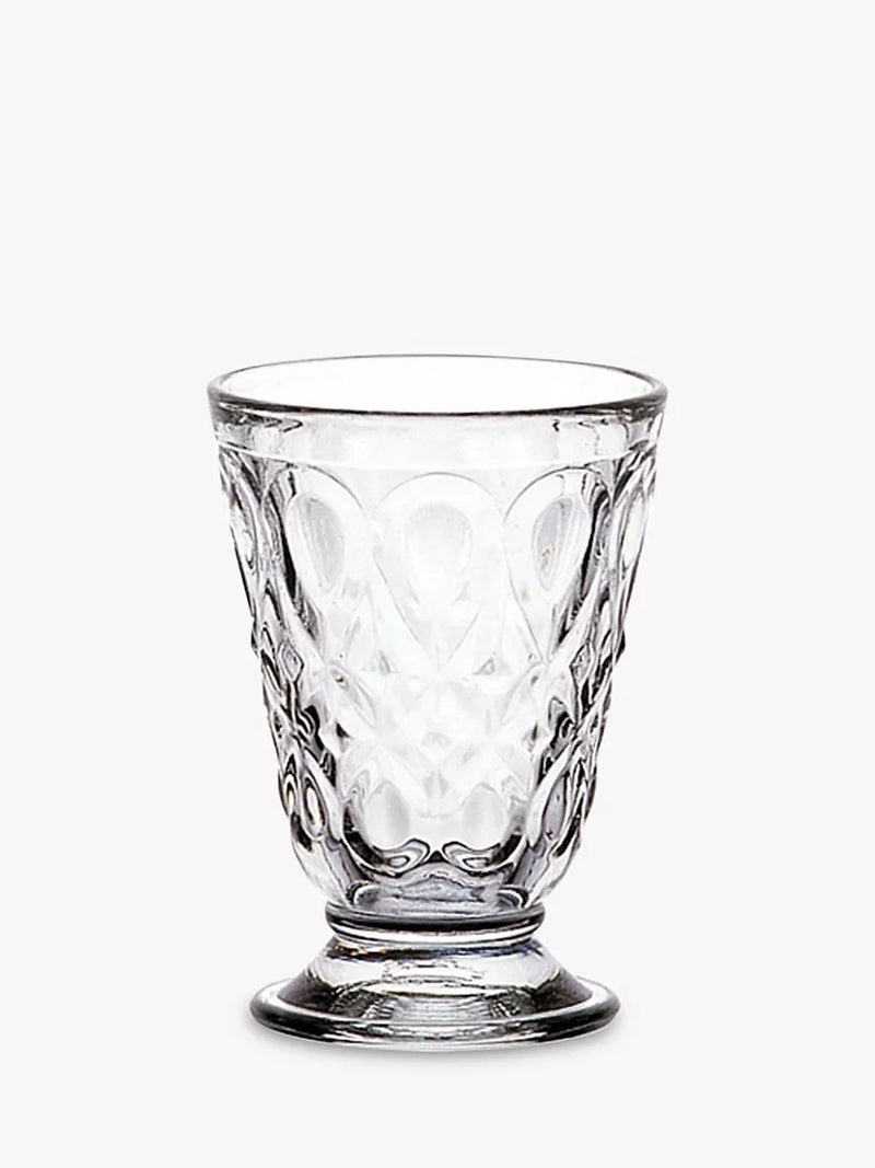La Rochère Lyonnais clear footed glass tumblers set of 6 200ml, UK version