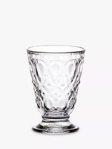 John Lewis La Rochère Lyonnais Clear Footed Glass Tumblers, Set of 6, 200ml- Buy online at McGrocer