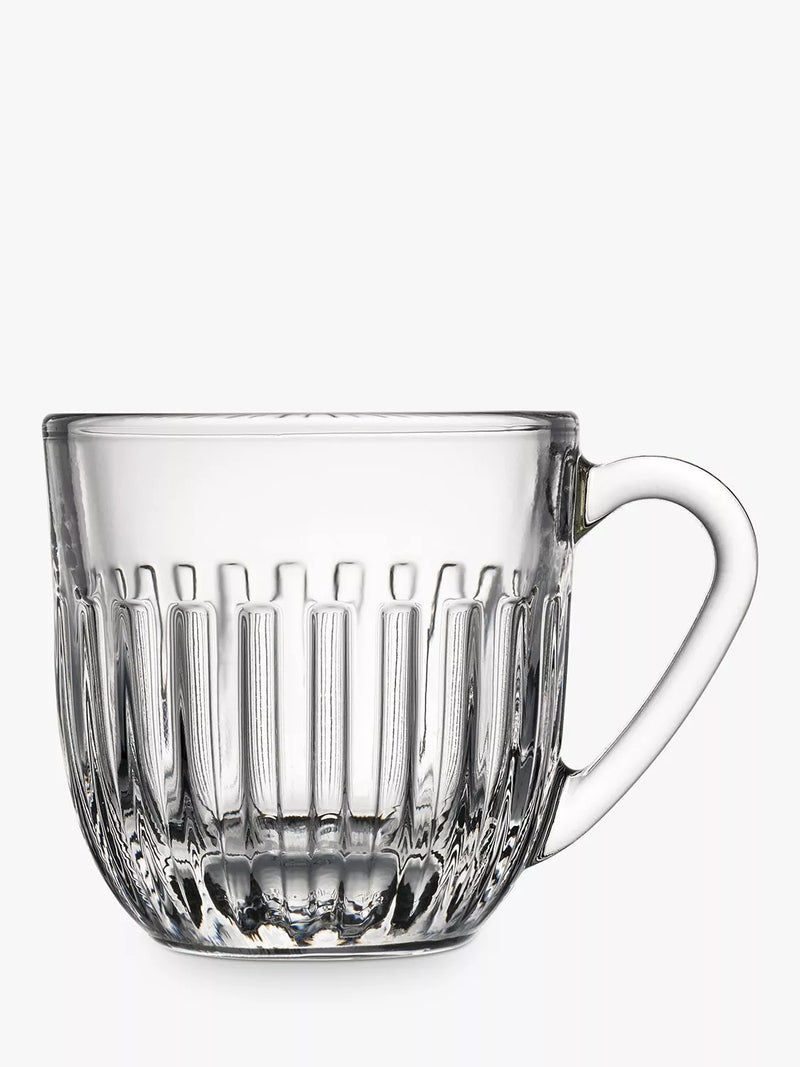 La Rochère Ouessant glass espresso mugs set of 6 (British brand)