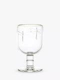 La Rochère wine or water glass tumblers with dragonfly design, set of 6, 280ml, UK version
