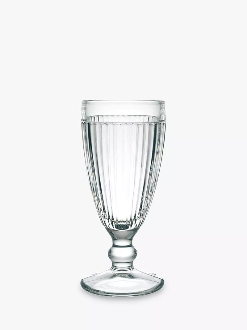 La Rochère ribbed glass tall dessert bowl set of 6, 290ml, UK version