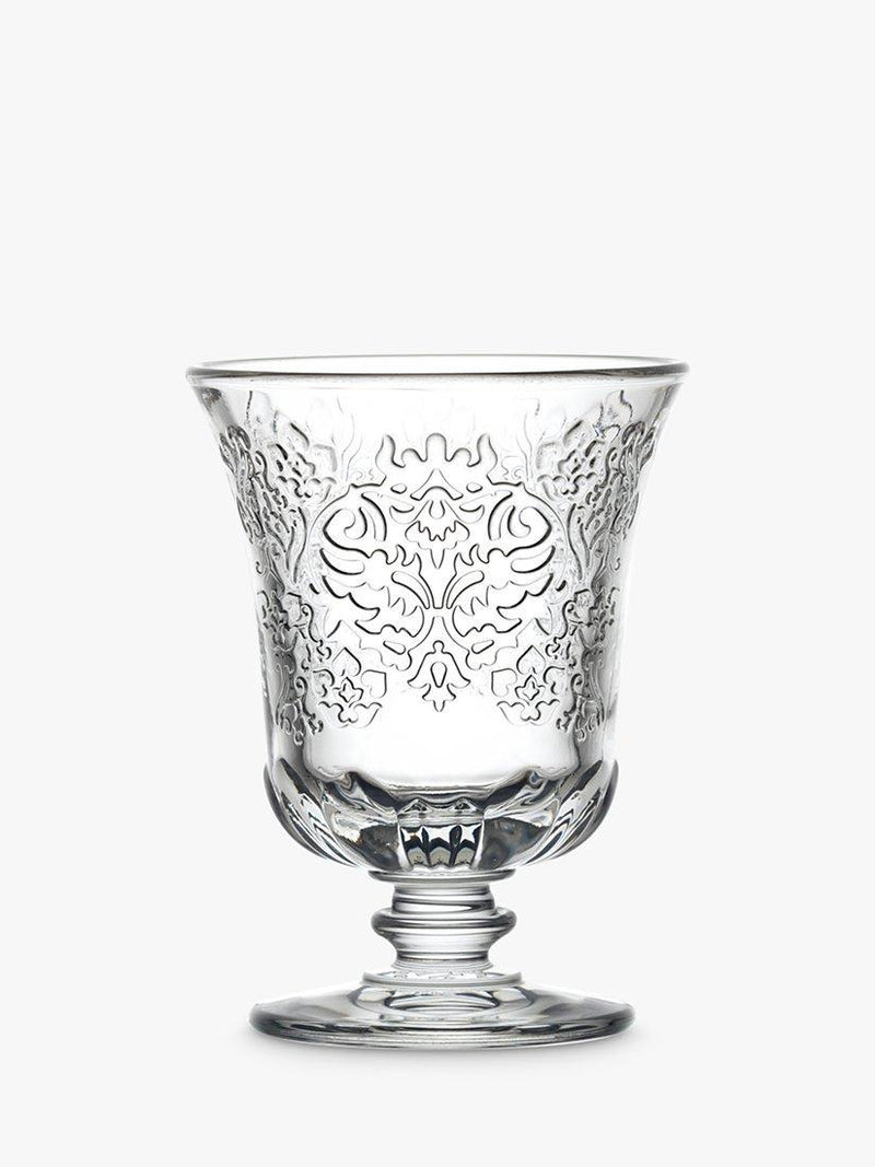 Set of six La Rochère Amboise 290ml clear glass wine goblets, UK version