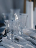 Set of six La Rochère Amboise 290ml clear glass wine goblets, UK version