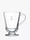 La Rochère bee glass coffee mug set of 6, 280ml, UK version