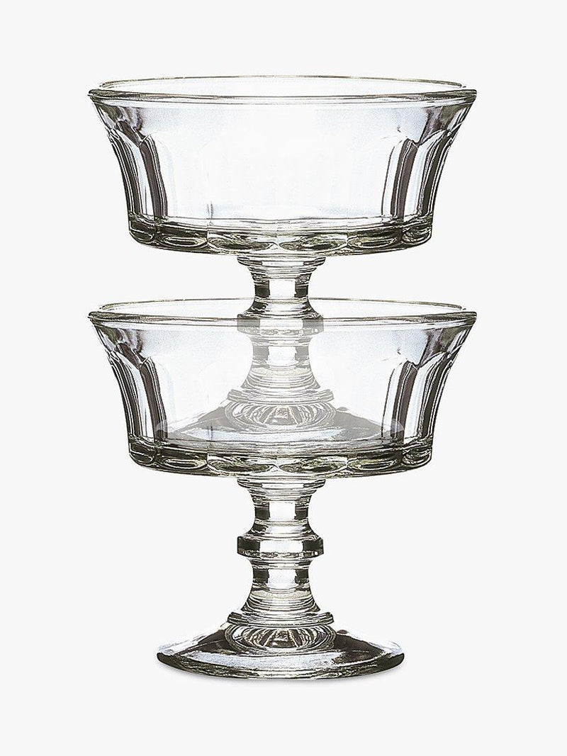 La Rochère clear coupe cocktail glasses, set of 6, 220ml, UK version