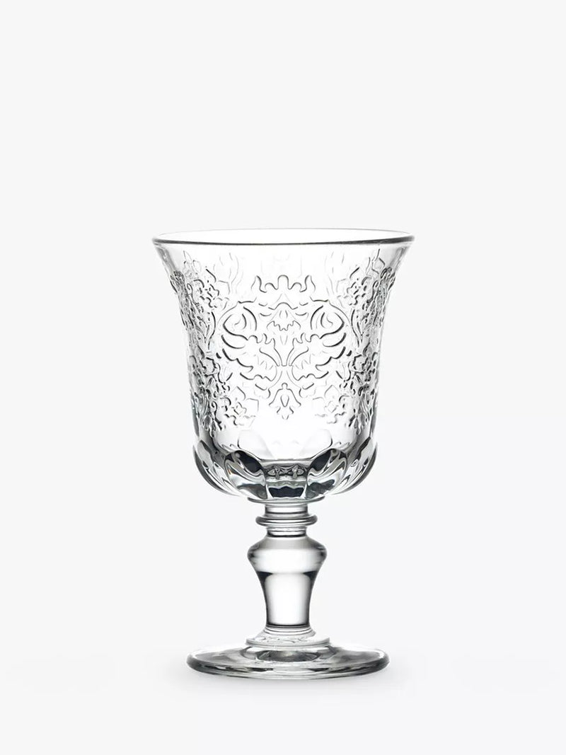 La Rochère clear wine glass set of 6 with 260ml capacity, UK version