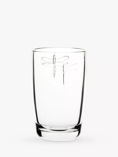 John Lewis Glass Highball Set with Dragonfly Design, 6-Piece, 400ml, Clear and Dishwasher Safe- Buy online at McGrocer