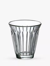 John Lewis Zinc Coffee Glass Tumbler Set of 6, 190ml, Clear- Buy online at McGrocer