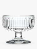La Rochère Tahiti clear glass sundae dessert bowls set of 6, 10cm, UK version