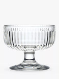 La Rochère Tahiti clear glass sundae dessert bowls set of 6, 10cm, UK version