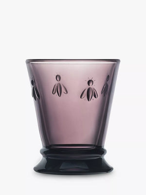Set of 6 Bee Design Glass Tumblers, 260ml