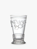 La Rochère Versailles highball glass set of 6 with scallop and flower motifs, 330ml, UK version
