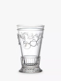 La Rochère Versailles highball glass set of 6 with scallop and flower motifs, 330ml, UK version