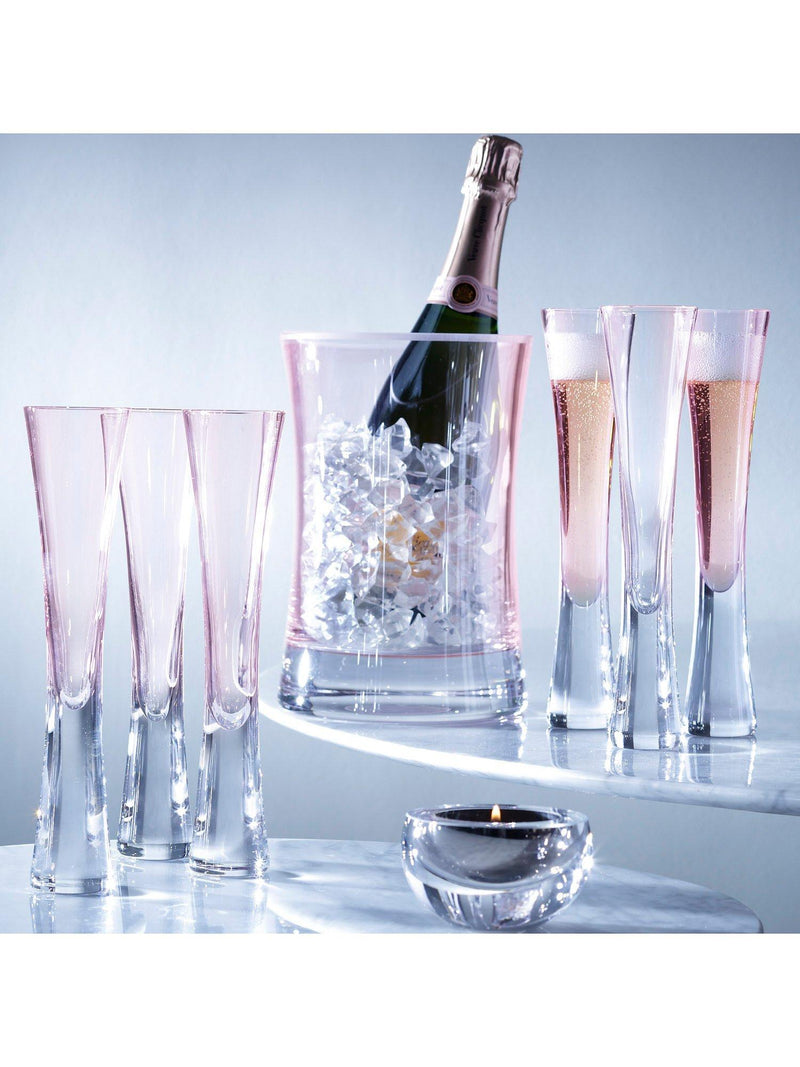 LSA International champagne flutes blush 170ml, UK version