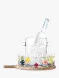 LSA International oak wood paddle board serving set, imported from the UK