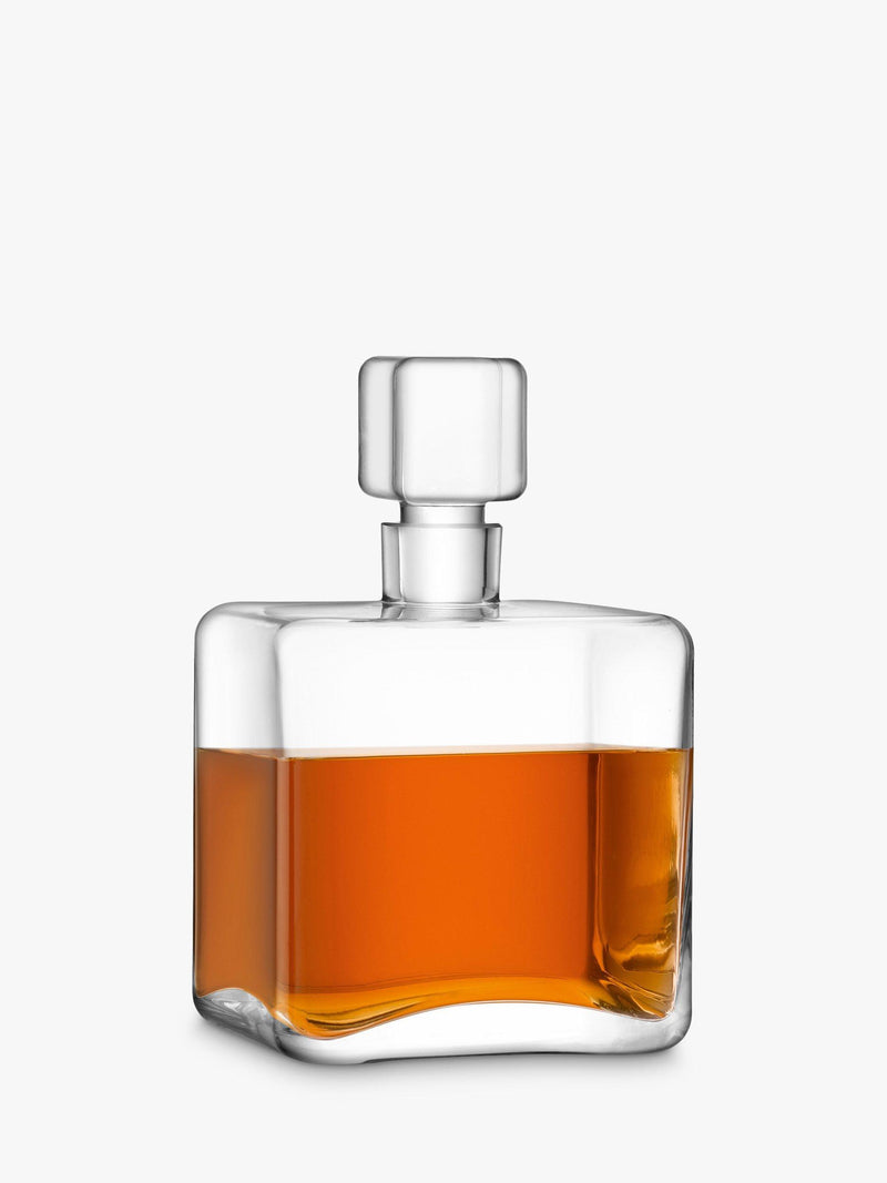 LSA International Cask Whisky square decanter 1L, imported from the UK