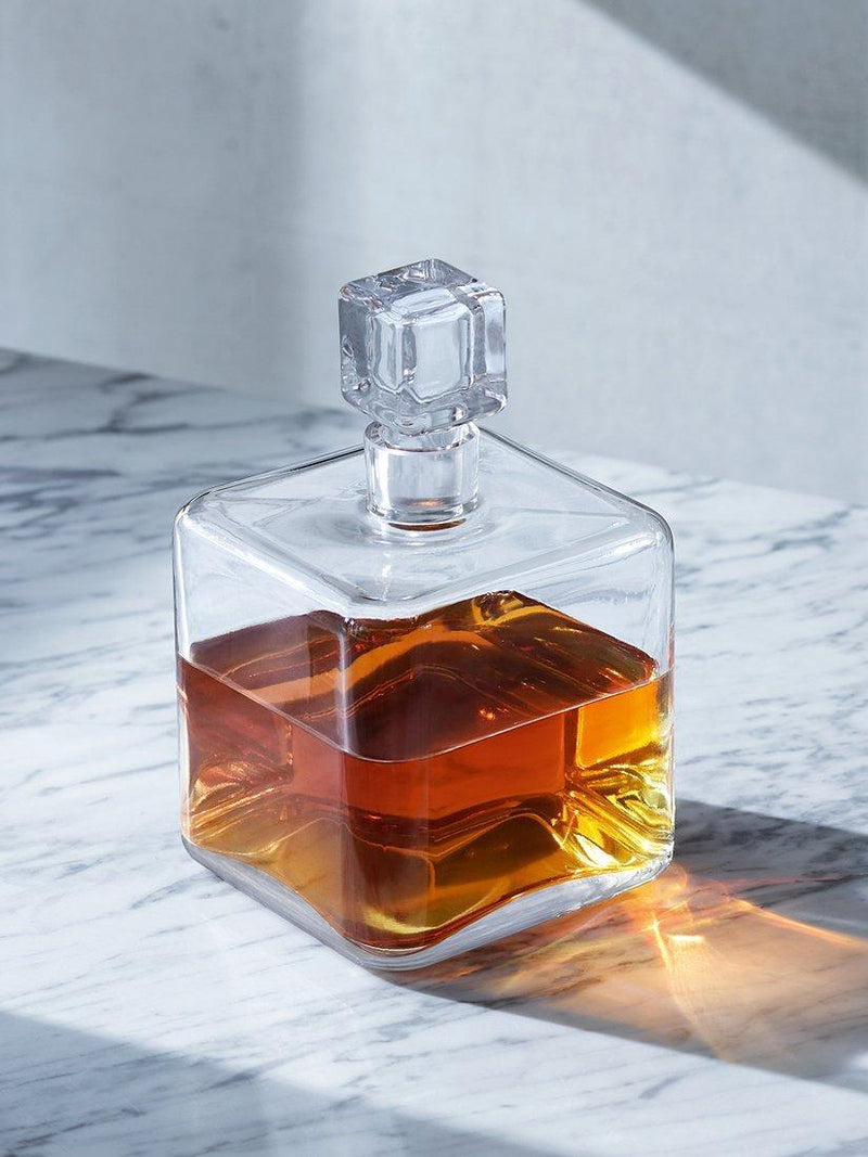 LSA International Cask Whisky square decanter 1L, imported from the UK