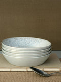 Denby stoneware pasta bowl set of 4, 22cm, Natural - British product