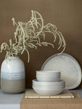 Denby stoneware pasta bowl set of 4, 22cm, Natural - British product