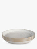 Stoneware Medium Plate Set of 4, 21.5cm, Dishwasher and Oven Safe