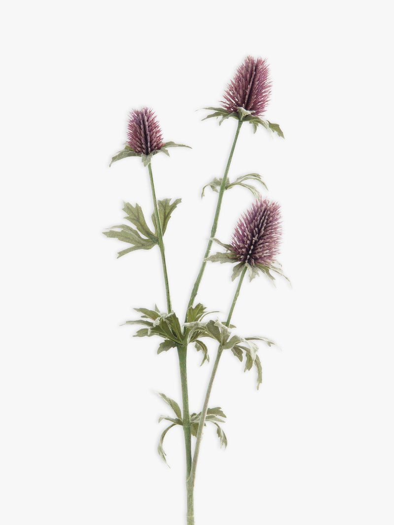 Floralsilk artificial thistle spray - British product