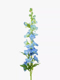 Floralsilk artificial delphinium spray blue - British product