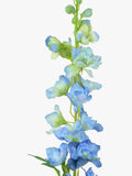 Floralsilk artificial delphinium spray blue - British product