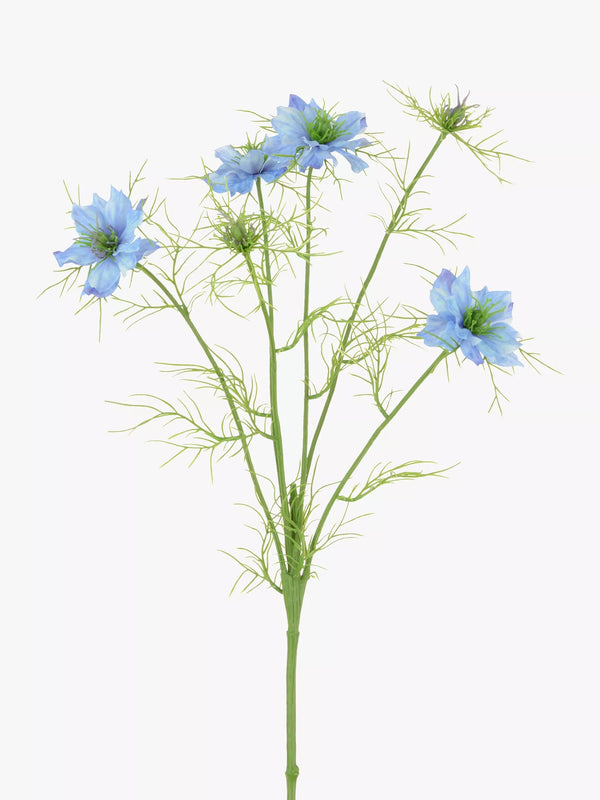 Artificial Nigella Love Mist Wired Stem for Floral Arrangements