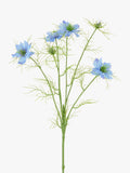 Floralsilk artificial Nigella Love Mist flower stem - British product