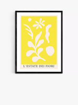 John Lewis EAST END PRINTS Ani Vidotto 'L'Estate dei Fiori' Framed Print 25x30cm- Buy online at McGrocer