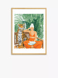EAST END PRINTS 83 Oranges 'Jungle Vacay II' Framed Print 25x30cm