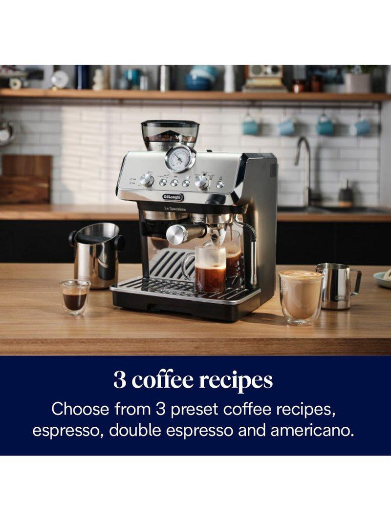 De'Longhi La Specialista Arte espresso coffee machine - British product