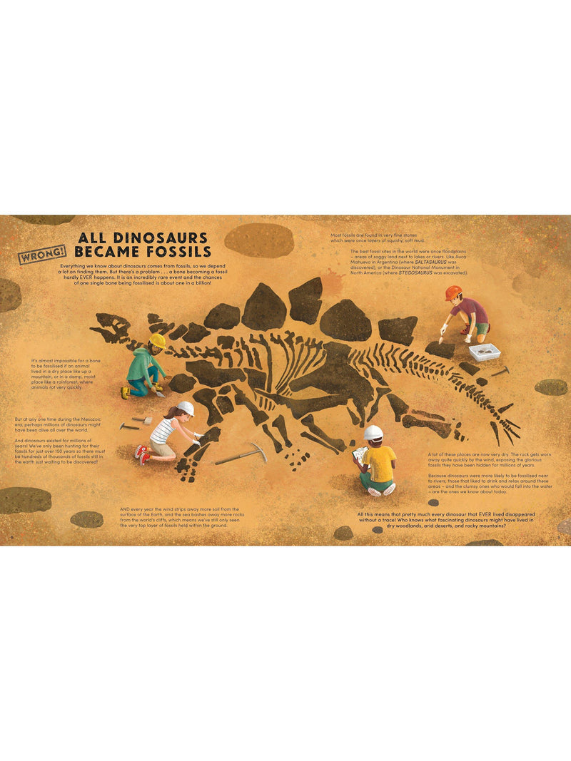 Everything You Know About Dinosaurs Is Wrong children's book - British product