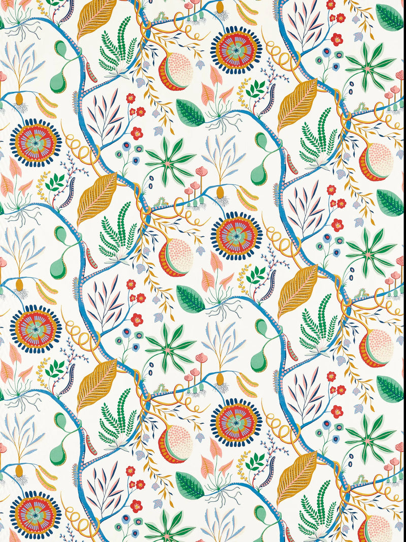 Scion Jackfruit and the Beanstalk Furnishing Fabric
