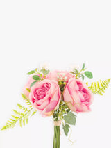 John Lewis Floralsilk Artificial Rose Foliage Bouquet Artificial Flowers- Buy online at McGrocer