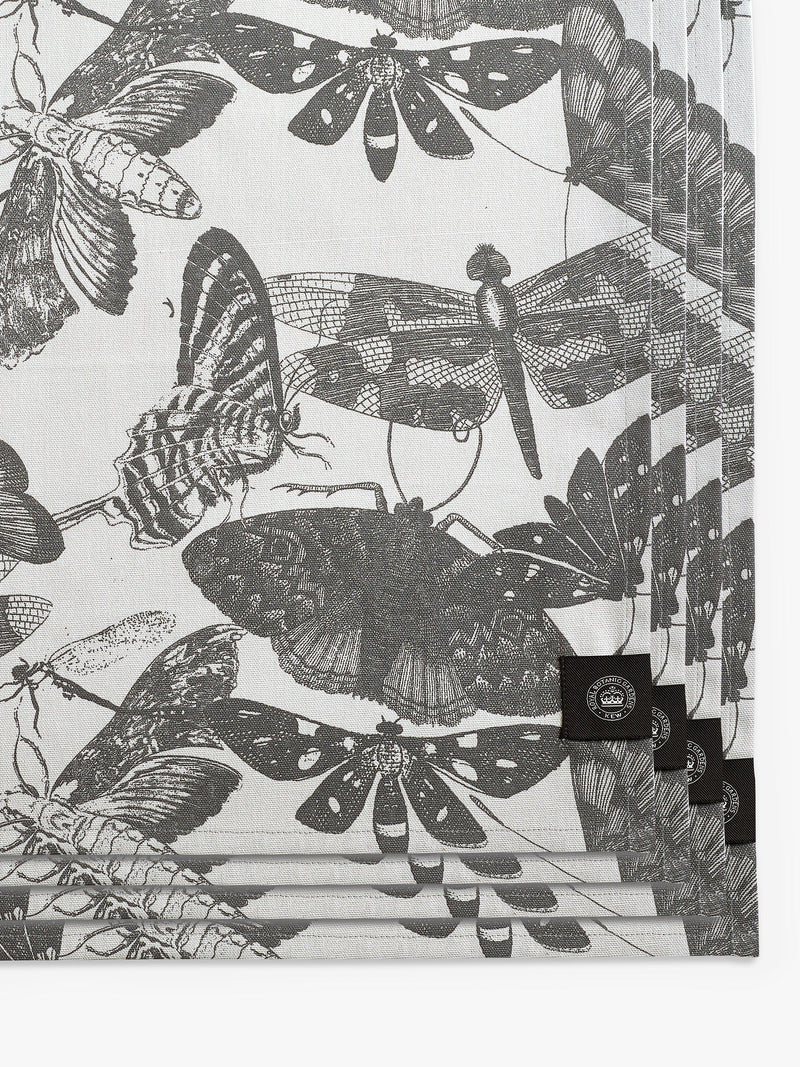 Kew Gardens butterfly cotton napkins set of 4 48x48cm, imported from the UK
