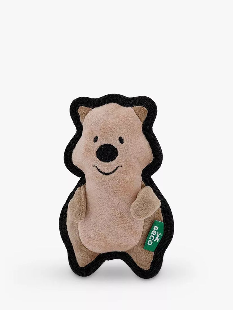 Beco Pets rough and tough Quokka recycled polyester dog toy, small - British product