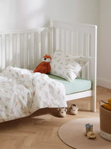 John Lewis John Lewis Oh My Darling Woodland Print Toddler Pure Cotton Duvet Cover and Pillowcase Set- Buy online at McGrocer