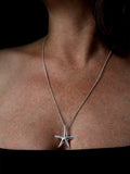 Nina B starfish pendant necklace silver, UK version