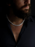 Nina B men's heavy curb chain necklace 50cm, UK version