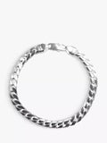 Nina B men's heavy curb chain bracelet 22cm, imported from the UK