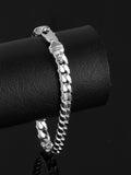 Nina B men's heavy curb chain bracelet 22cm, imported from the UK