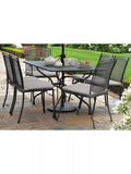 KETTLER Henley garden dining chairs pair iron grey, imported from the UK