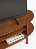 John Lewis Wing TV Stand solid oak MDF (British brand)