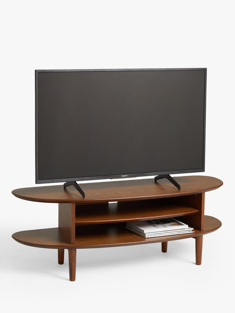 John Lewis Wing TV Stand solid oak MDF (British brand)
