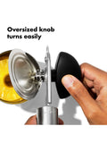 OXO stainless steel can opener with bottle opener, imported from the UK